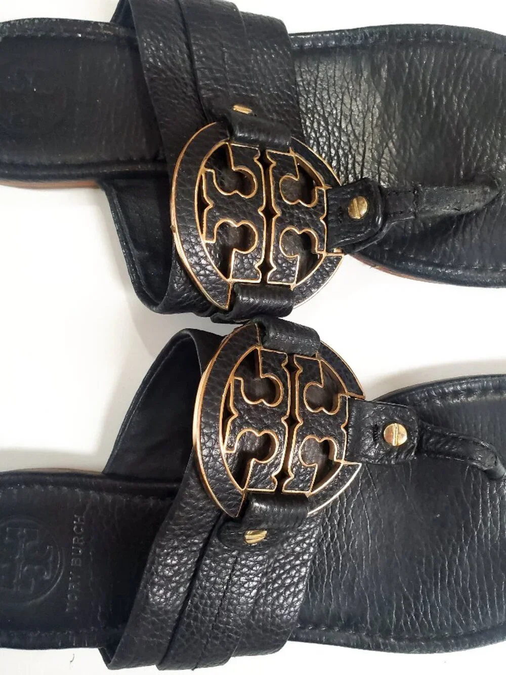 Tory Burch Amanda Thong Sandals Black 8.5